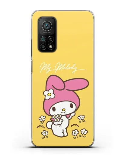 Чехол Зайчик Мелоди силиконовый для Xiaomi Mi 10T Pro