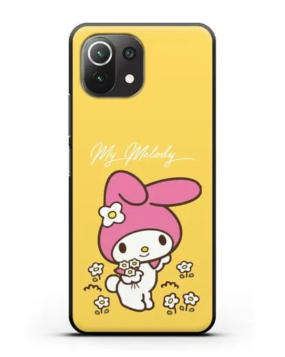 Чехол Зайчик Мелоди силиконовый для Xiaomi Mi 11 Lite