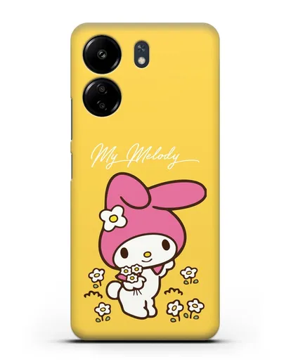 Чехол Зайчик Мелоди силиконовый для Xiaomi Redmi 13C