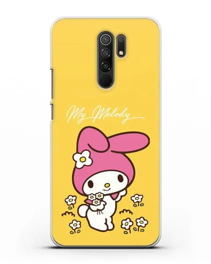 Чехол Зайчик Мелоди силиконовый для Xiaomi Redmi 9
