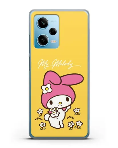 Чехол Зайчик Мелоди силиконовый для Xiaomi Redmi Note 12 5G
