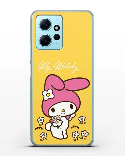 Чехол Зайчик Мелоди силиконовый для Xiaomi Redmi Note 12 4G