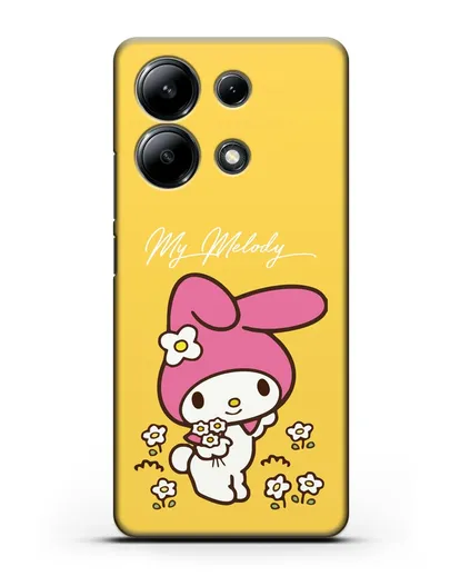 Чехол Зайчик Мелоди силиконовый для Xiaomi Redmi Note 13 4G