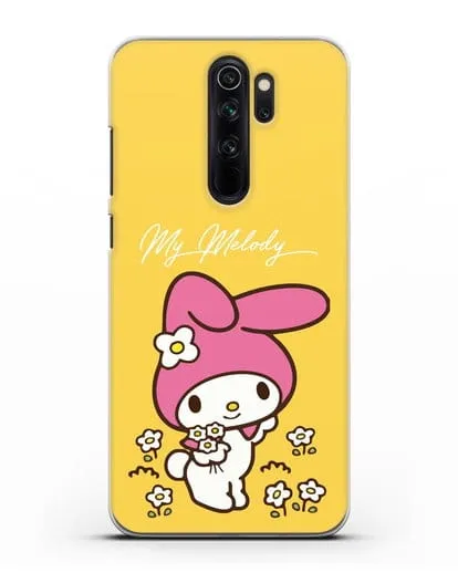 Чехол Зайчик Мелоди силиконовый для Xiaomi Redmi Note 8 Pro