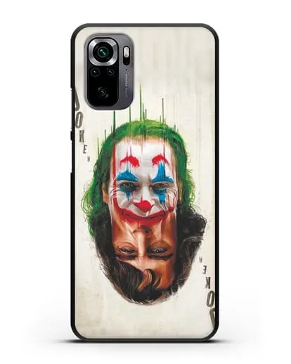 Чехол с принтом Джокер (Joker) - Два лица силиконовый для Xiaomi Poco M5s