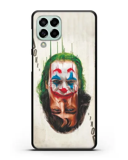 Чехол с принтом Джокер (Joker) - Два лица силиконовый для Samsung Galaxy M53 [SM-M536]