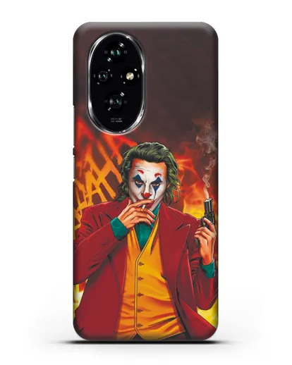 Чехол Джокер (Joker) с пистолетом силиконовый для Honor 200