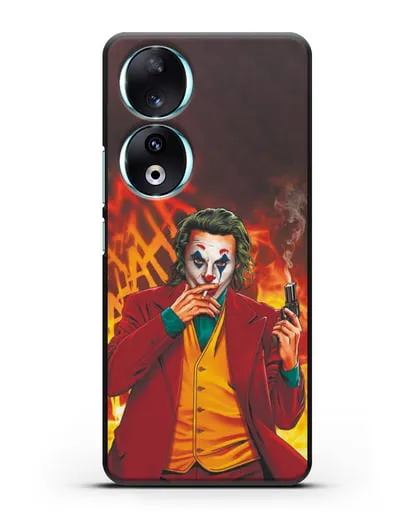 Чехол Джокер (Joker) с пистолетом силиконовый для Honor 90