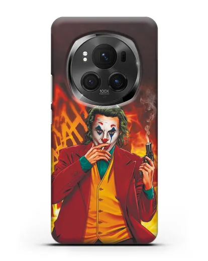 Чехол Джокер (Joker) с пистолетом силиконовый для Honor Magic 6 Pro