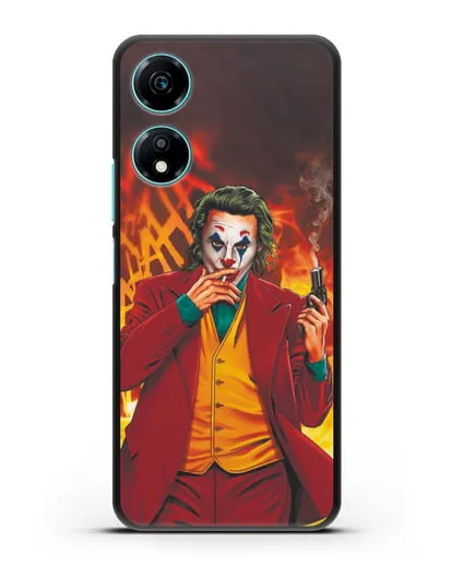 Чехол Джокер (Joker) с пистолетом силиконовый для Honor X5 Plus