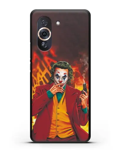Чехол Джокер (Joker) с пистолетом силиконовый для Huawei Nova 10