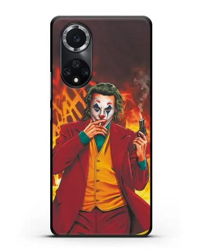 Чехол Джокер (Joker) с пистолетом силиконовый для Huawei Nova 9