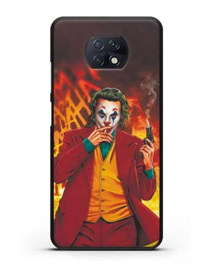 Чехол Джокер (Joker) с пистолетом силиконовый для Xiaomi Redmi Note 9T