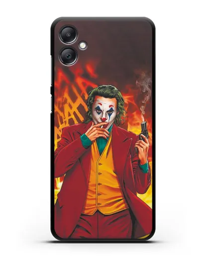 Чехол Джокер (Joker) с пистолетом силиконовый для Samsung Galaxy A05 [SM-A055]