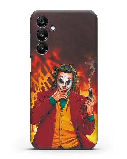Чехол Джокер (Joker) с пистолетом силиконовый для Samsung Galaxy A25 [SM-A256]