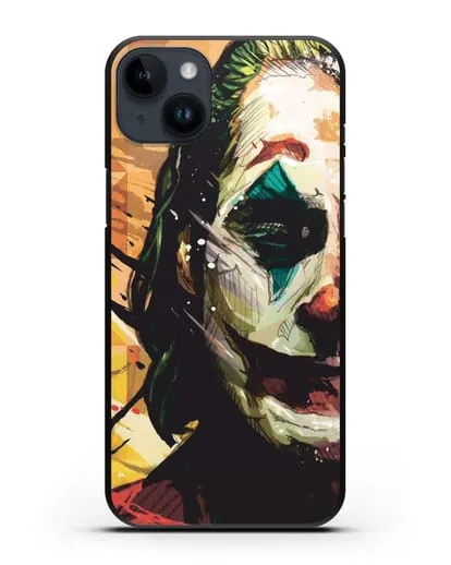 Чехол с иллюстрацией Джокер (Joker) силиконовый для iPhone 14 Plus