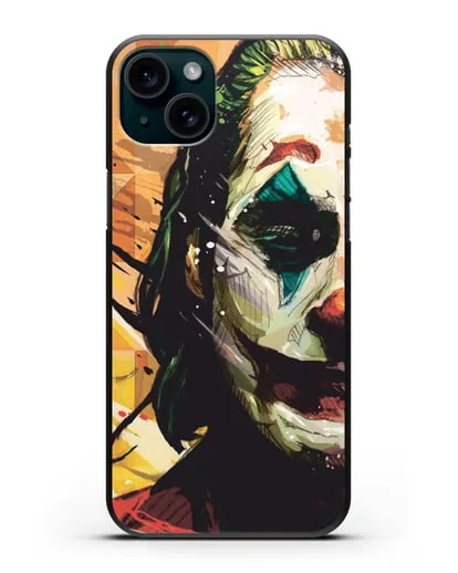 Чехол с иллюстрацией Джокер (Joker) силиконовый для iPhone 15 Plus