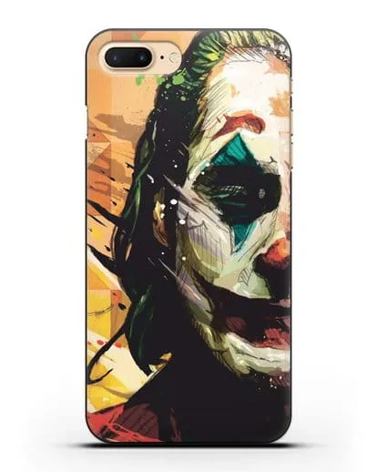 Чехол с иллюстрацией Джокер (Joker) силиконовый для iPhone 8 Plus