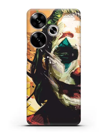 Чехол с иллюстрацией Джокер (Joker) силиконовый для Xiaomi Poco F6