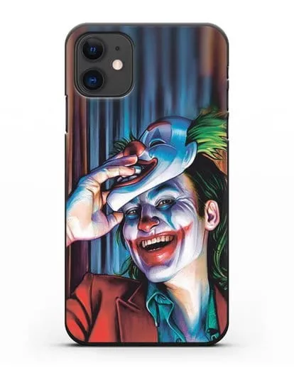 Чехол Джокер (Joker) в маске силиконовый для iPhone 11