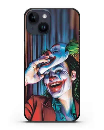 Чехол Джокер (Joker) в маске силиконовый для iPhone 14