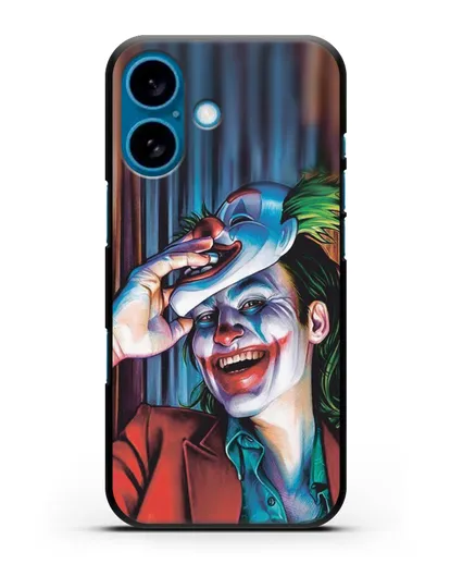 Чехол Джокер (Joker) в маске силиконовый для iPhone 16