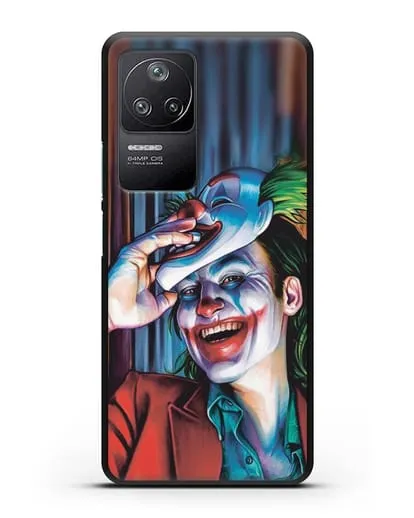 Чехол Джокер (Joker) в маске силиконовый для Xiaomi Poco F4