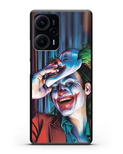 Чехол Джокер (Joker) в маске силиконовый для Xiaomi Poco F5