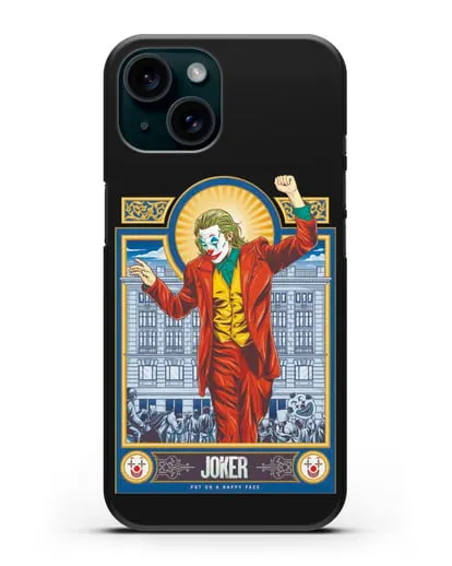 Чехол Карта Джокер (Joker)а силиконовый для iPhone 15