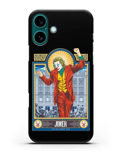 Чехол Карта Джокер (Joker)а силиконовый для iPhone 16 Plus