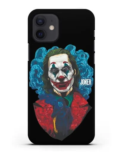 Чехол Джокер (Joker) в дыму силиконовый для iPhone 12