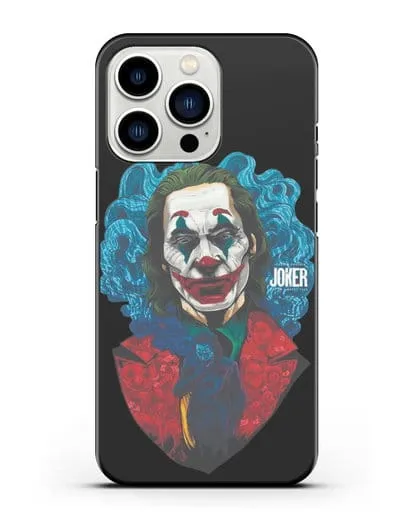 Чехол Джокер (Joker) в дыму силиконовый для iPhone 13 Pro