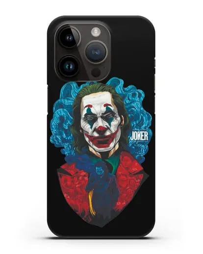 Чехол Джокер (Joker) в дыму силиконовый для iPhone 14 Pro