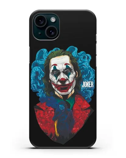 Чехол Джокер (Joker) в дыму силиконовый для iPhone 15 Plus