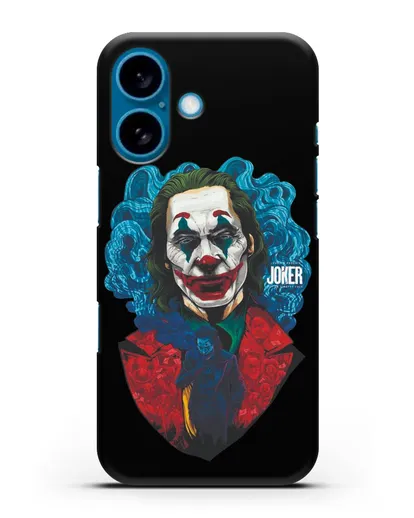 Чехол Джокер (Joker) в дыму силиконовый для iPhone 16