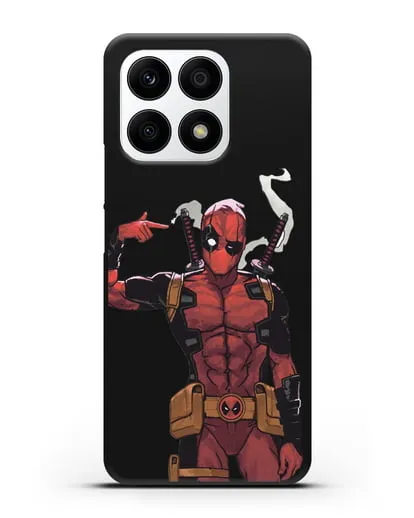 Чехол Дедпул (DeadPool) стреляет силиконовый для Honor X8a