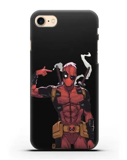Чехол Дедпул (DeadPool) стреляет силиконовый для iPhone 7