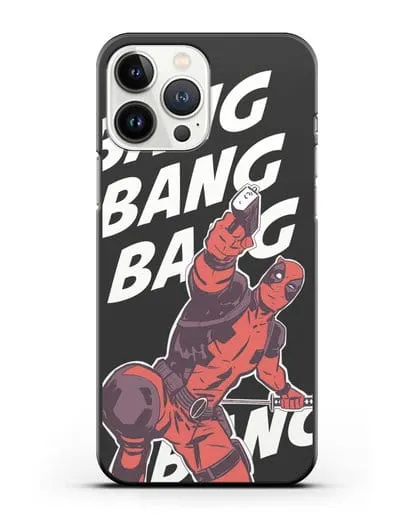 Чехол DeadPool Bang Bang силиконовый для iPhone 13 Pro Max