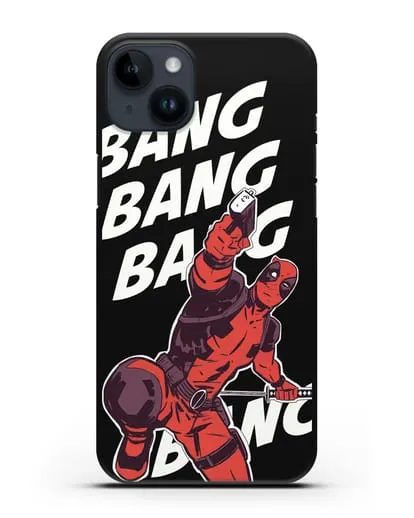 Чехол DeadPool Bang Bang силиконовый для iPhone 14 Plus