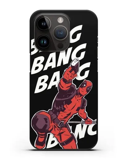 Чехол DeadPool Bang Bang силиконовый для iPhone 14 Pro