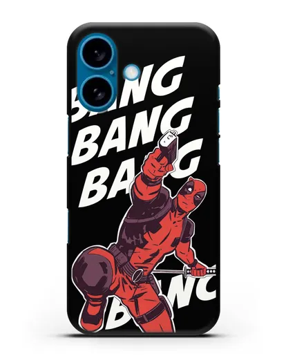 Чехол DeadPool Bang Bang силиконовый для iPhone 16