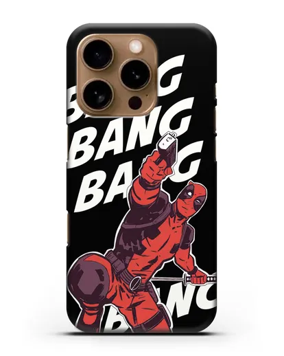 Чехол DeadPool Bang Bang силиконовый для iPhone 16 Pro