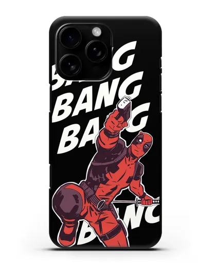 Чехол DeadPool Bang Bang силиконовый для iPhone 16 Pro Max