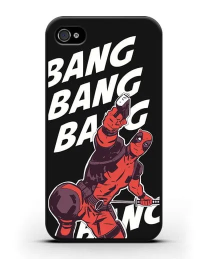 Чехол DeadPool Bang Bang силиконовый для iPhone 4/4s