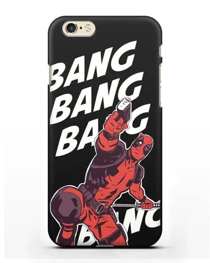 Чехол DeadPool Bang Bang силиконовый для iPhone 6