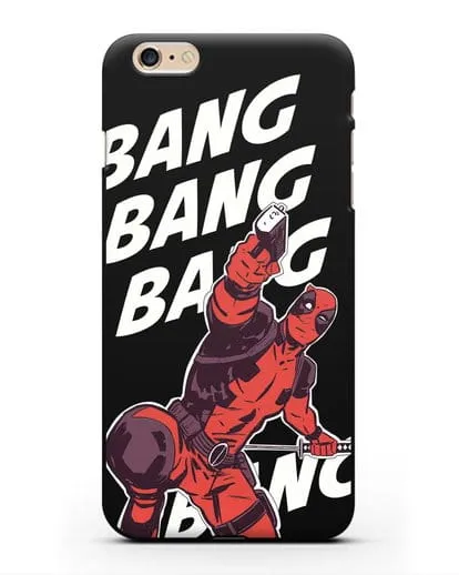 Чехол DeadPool Bang Bang силиконовый для iPhone 6s Plus