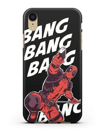Чехол DeadPool Bang Bang силиконовый для iPhone XR