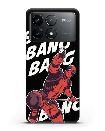 Чехол DeadPool Bang Bang силиконовый для Xiaomi Poco F6 Pro
