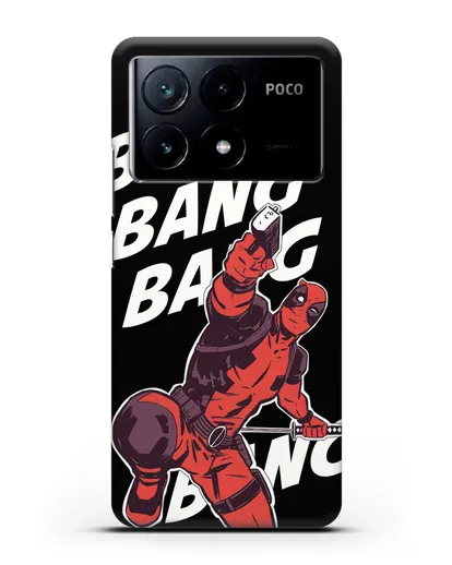 Чехол DeadPool Bang Bang силиконовый для Xiaomi Poco X6 Pro