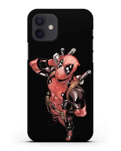 Чехол с изображением Дедпул (DeadPool) силиконовый для iPhone 12